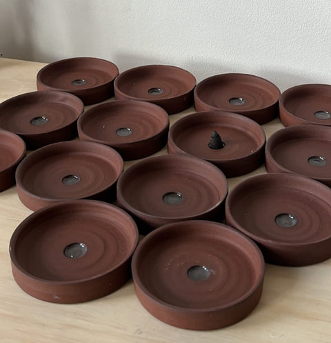 Incense cone holder by Eleanor Torbati