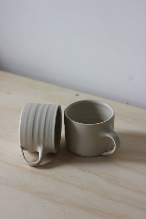 Low wide mug by Eleanor Torbati