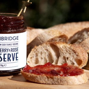 Strawberry and rose preserve