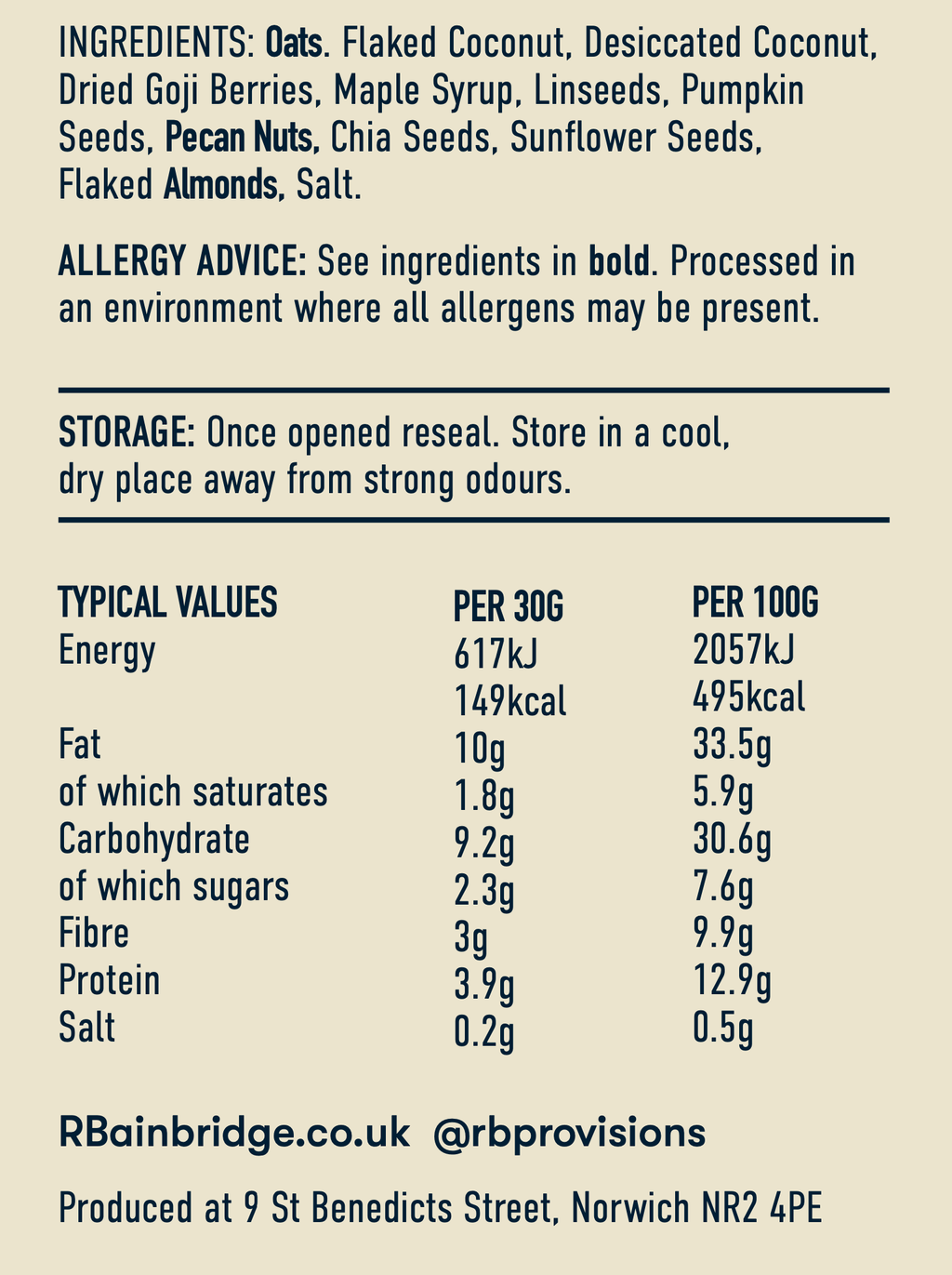 Super seed granola