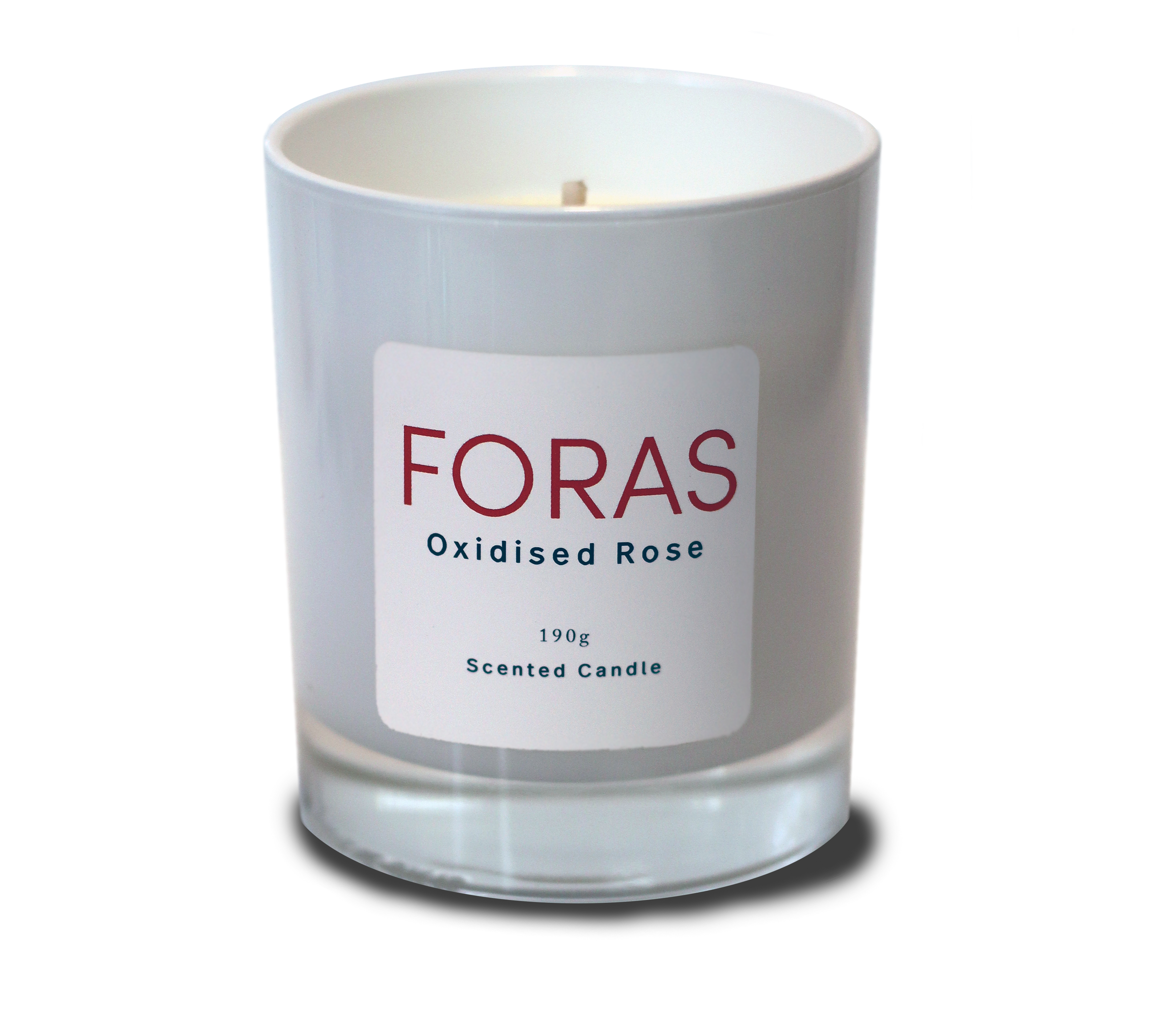 Oxidised Rose candle