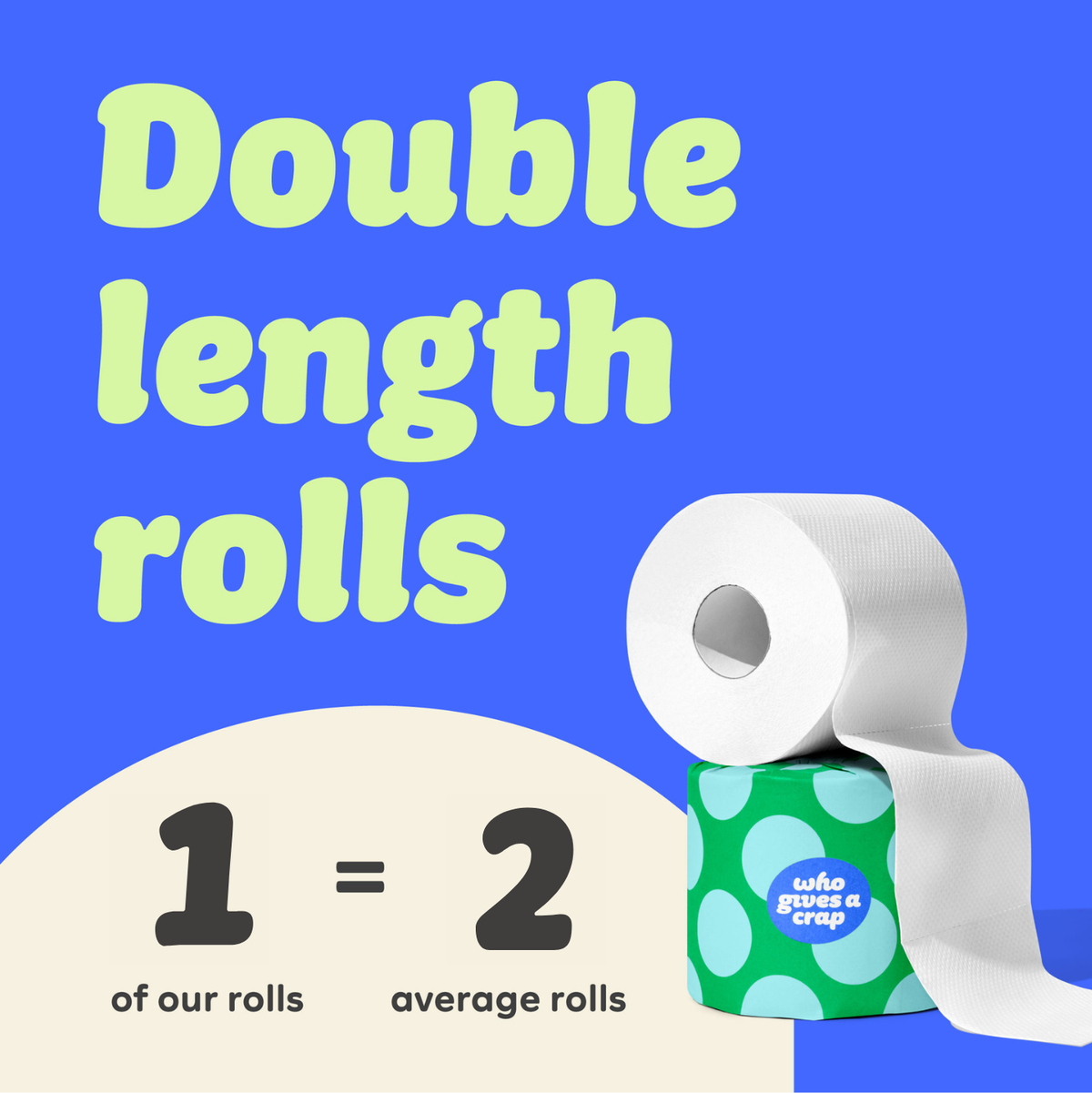 Classic Soft Double Length Toilet Roll (48 Rolls)