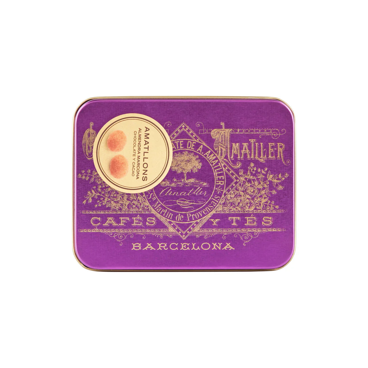 Amatller White Chocolate Coated Marcona Almonds 65g