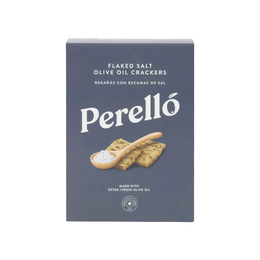 Perelló Flaked Salt Olive Oil Regañás Crackers
