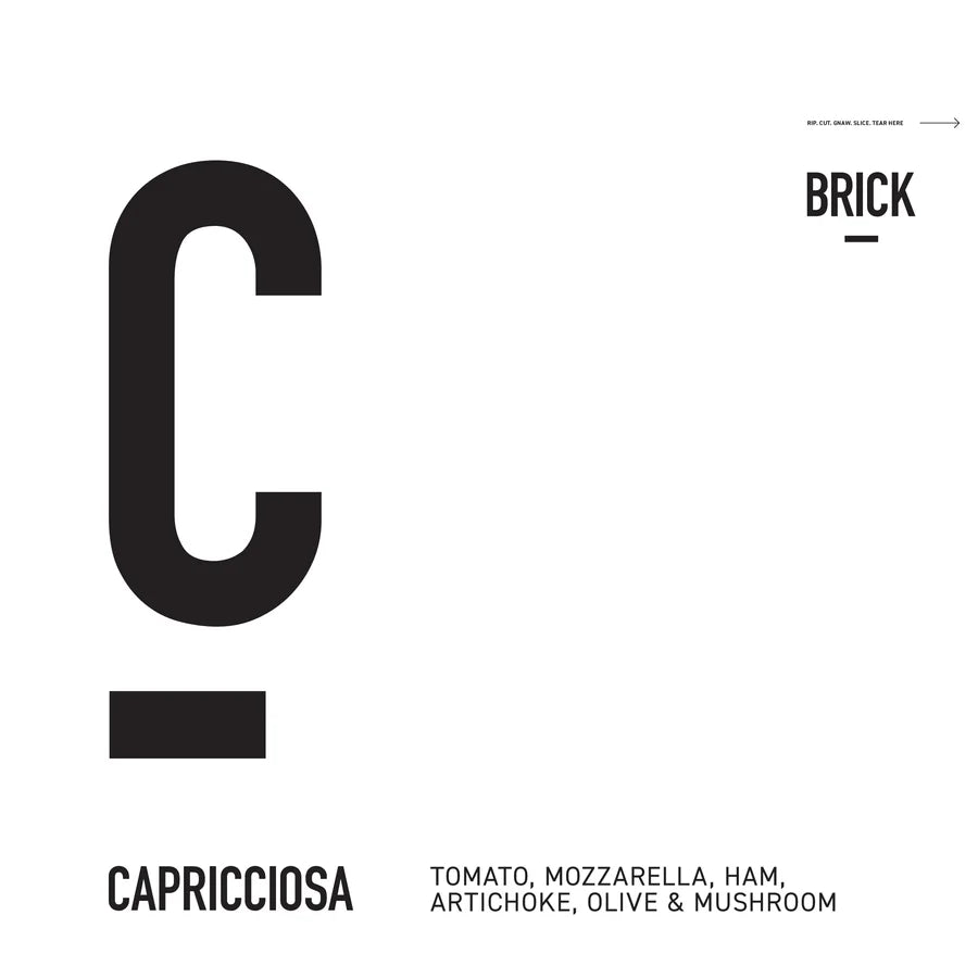 Brick pizza - Capricciosa