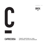 Brick pizza - Capricciosa