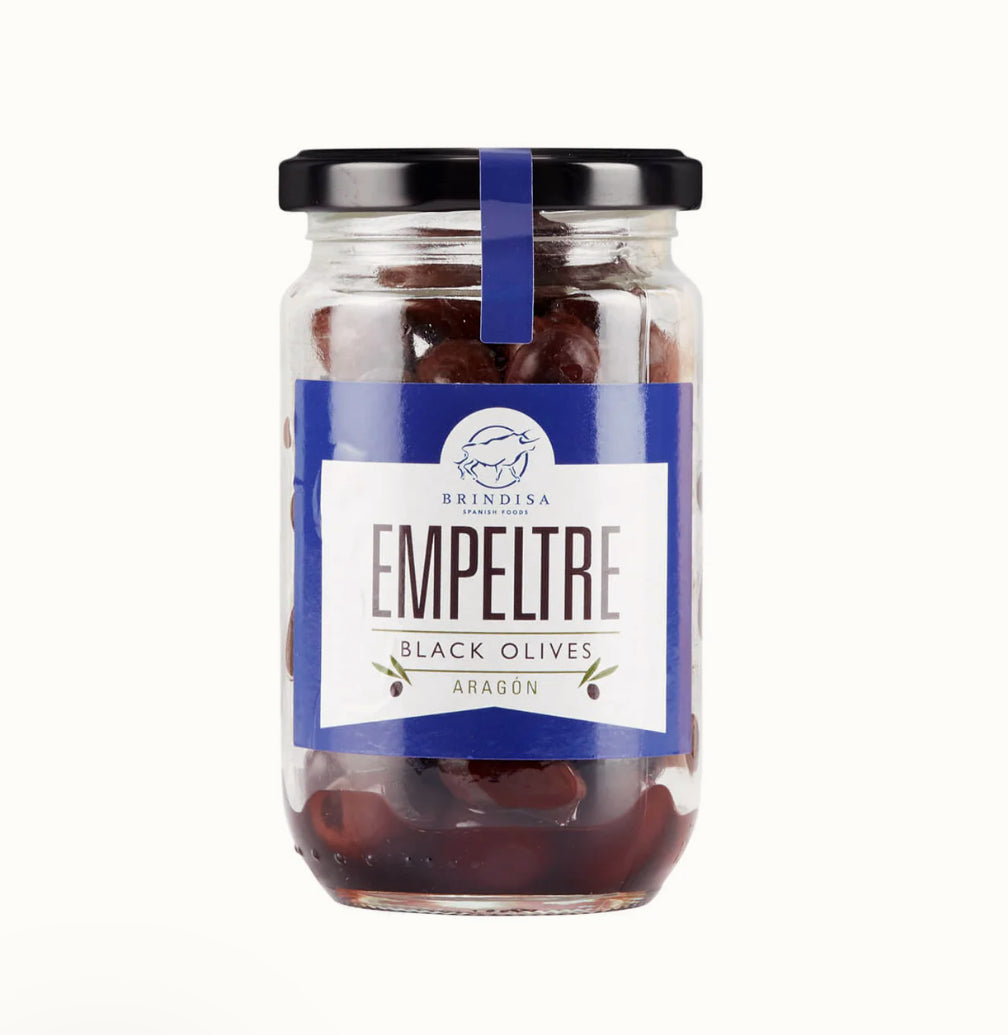 Brindisa Empeltre Black Olives 180g