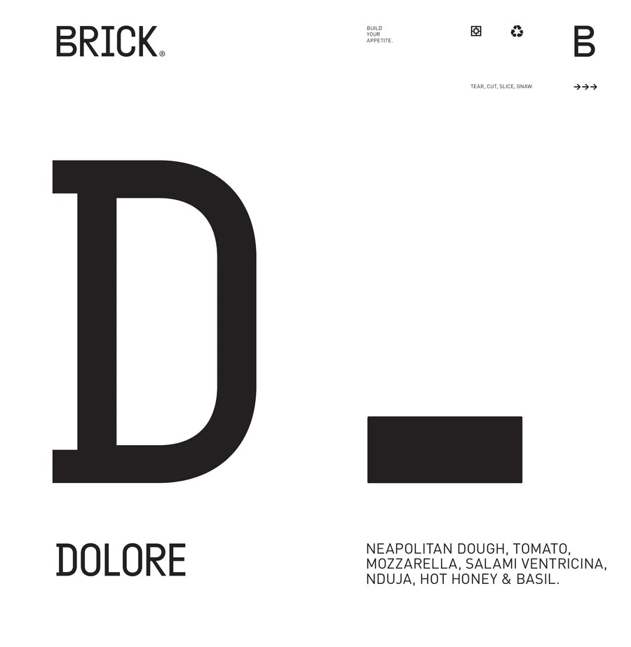 Brick pizza - Dolore