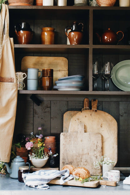 Wheel Thrown Floral Jar Holder